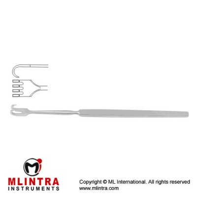 Retractor 4 Blunt Prongs Stainless Steel, 16.5 cm - 6 1/2"